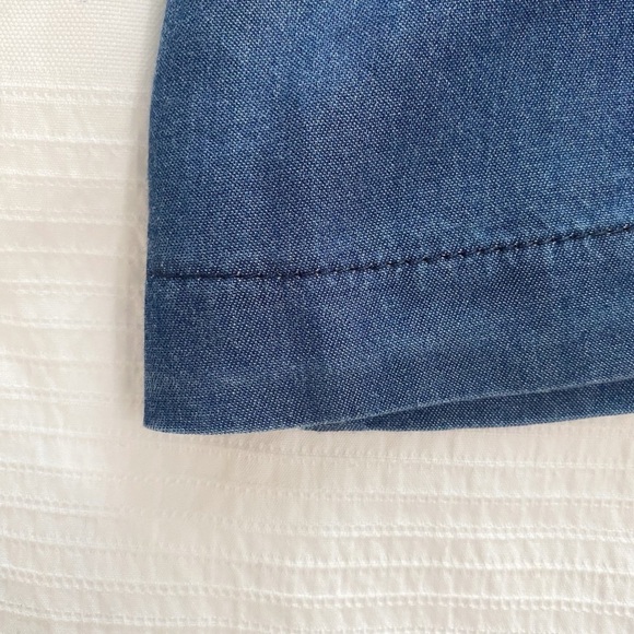 PERUZZI MADE IN ITALY 100% LYOCELL BLUE SHIFT SHIFT DRESS - 44IT(M) - Picture 7 of 8